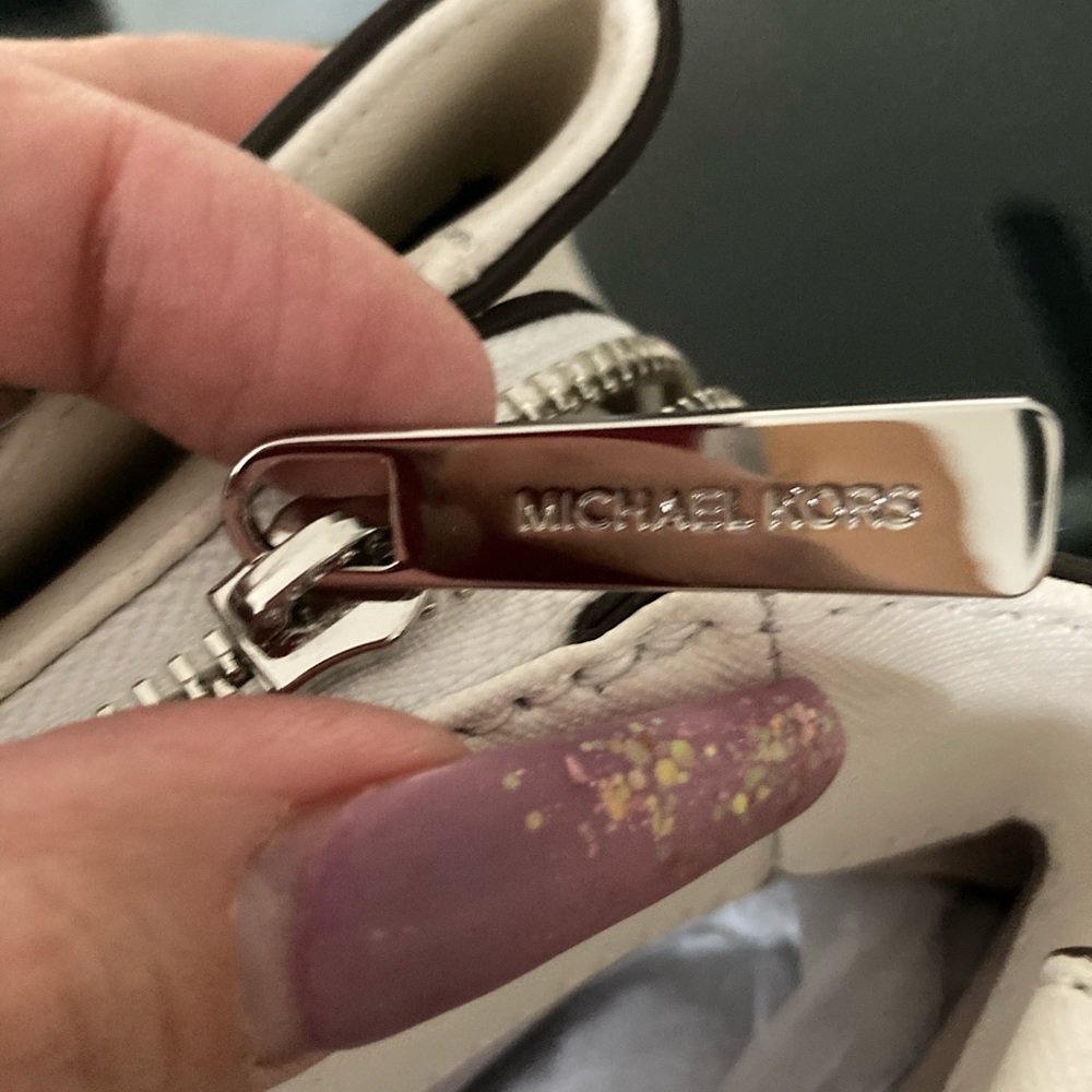 Michael Kors Florence MD Satchel HandBag White - Picture 14 of 16